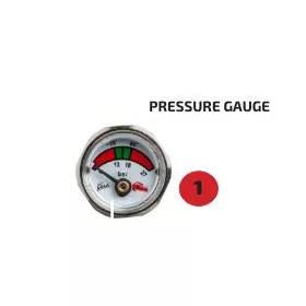 Manometer, Druckmesser MAXFIRE EMME ABC 1/2/4/6/12 kg