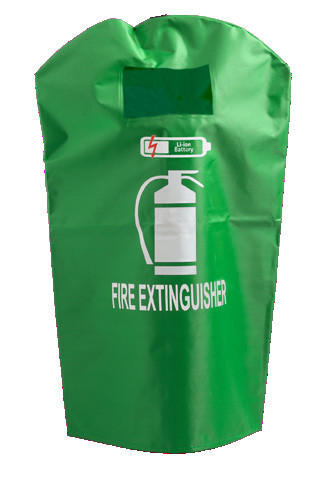 Maxfire Schutzhülle für Li-ION Feuerlöscher (grün) 6/9 kg