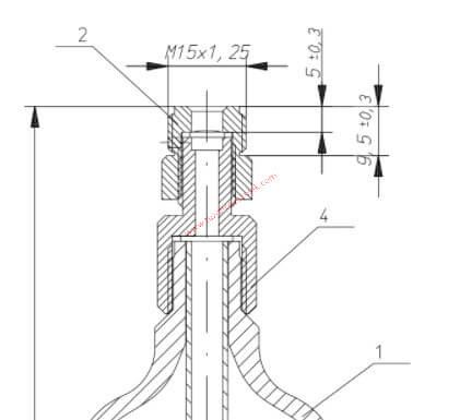 CO2 opakovane použiteľná fľaša M15x1,25 500g