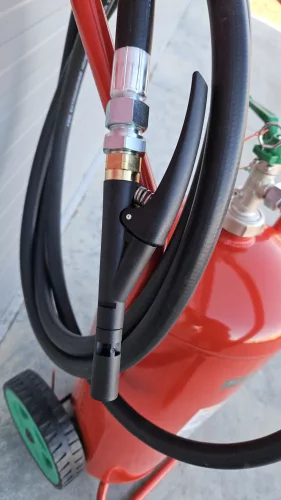 MAXFIRE GREEN 50 Liter fahrbarer Schaum-Feuerlöscher – Brandklasse A, IVB