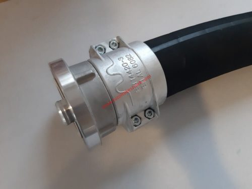 Szerelt EPDM szívótömlő, kétrészes szorítóbilinccsel B-75 - 2,4 méter