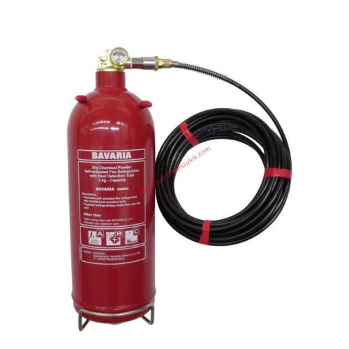 BAVARIA FireDeTec extinguishing system - 2 kg ABC 8 meter hose