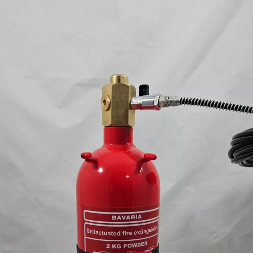 BAVARIA FireDeTec oltórendszer - 2 kg ABC 8 méter tömlő