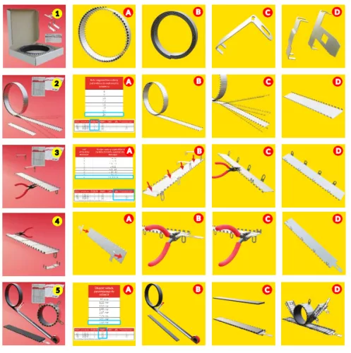 Tűzgátló mandzsetta EI120 CARBOLINE flexibilis beépítő kit (2 méter)