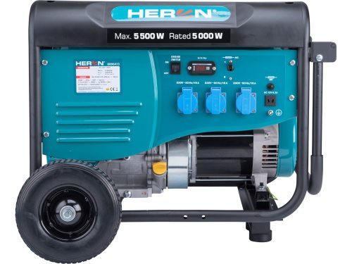 Heron, gasoline engine generator, max 5500VA, single phase