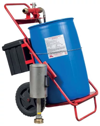 Mobil habbal oltó egység 100 / 200 liter – ipari tűzoltó habrendszer