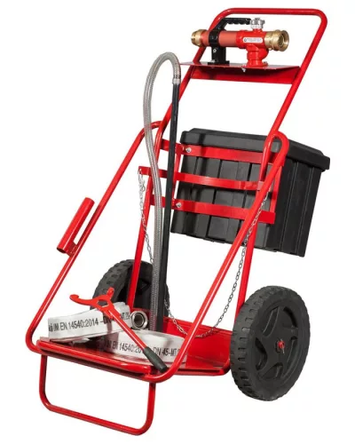 Mobil habbal oltó egység 100 / 200 liter – ipari tűzoltó habrendszer