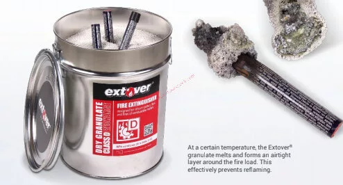 Extover synthetischer Feuerlöschsand, Feuerlöschgranulat, Beutel, 12,5 kg, 50 Liter