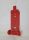 Wall holder - for a fire extinguisher hanging on the back of the bottle