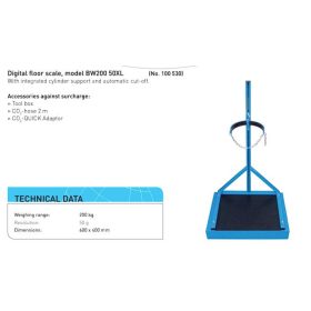   Digitális mérleg 200kg/50g automatikus lekapcsolás funkcióval