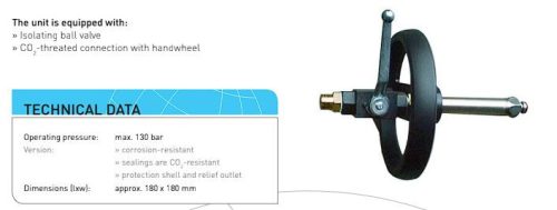 CO2 -QUICK carbon dioxide filling head