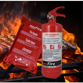   KONYHAI CSOMAG - 2 literes ABF habbal oltó +  Tűzoltó takaró 1,6x1,8 m