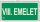 VIII. FLOOR LEVEL INDICATOR sign - Escape route, Illuminated plastic sign 32x16 cm, 0.7 mm thick - IMPLASER B157