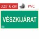EXIT sign - Escape route, Photoluminescent self-adhesive sign 20x10 cm - IMPLASER B150