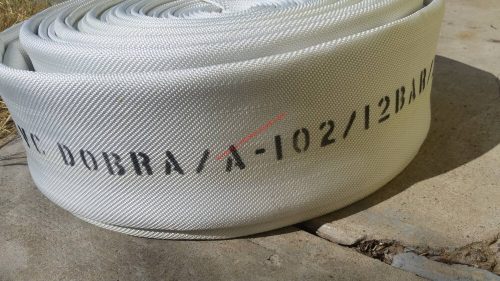 4,5 col - A-110 nyomótömlő, 110 mm lapos tömlő kapcsok nélkül, 50 méteres tekercs