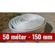 6 inch - A-150 pressure hose, 150 mm flat hose without clamps in a 50 meter roll