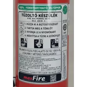 Geräteetikett MAXFIRE EMME GREEN