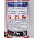 Label MAXFIRE EMME BLUE