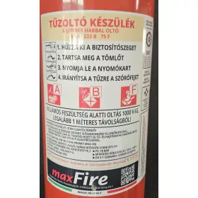 Geräteetikett MAXFIRE EMME DOLOMIT