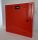 Faucet assembly cabinet 500x500x140 mm - RAL3000 red