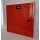 Tűzcsap szerelvényszekrény 500x500x140 mm - RAL3000 piros