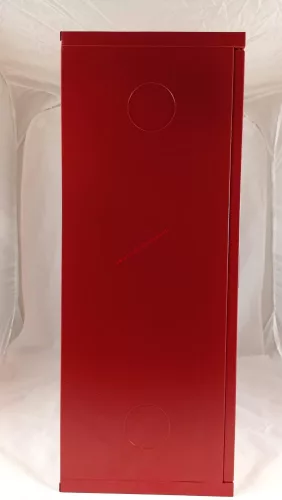 Tűzcsap szerelvényszekrény 500x500x140 mm - RAL3000 piros