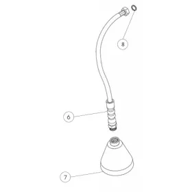 CO2 hose + snow horn (EMME 5 kg)