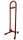Rolling stand fire extinguisher holder 3-12 kg