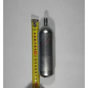 CO2 Mehrwegflasche 1/2" UNF ohne Steigrohr 120g