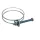 Double wire clamp for suction hose 85mm - 3 inch