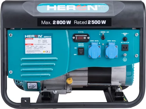 Heron, gasoline engine generator, max 2600 VA, single phase