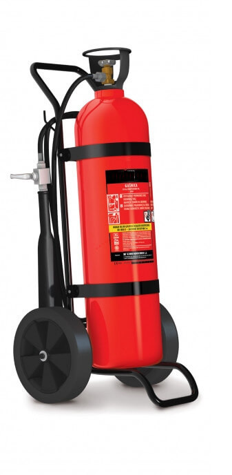 MAXFIRE 20 kg-os Szén-dioxiddal oltó, gázzal oltó szállíthat