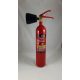 MAXFIRE 2 kg Carbon dioxide fire extinguisher, gas fire extinguisher 34B, with metal holder