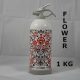 MAXFIRE FLOWER 1 kg ABC powder extinguisher, powder fire extinguisher 5A 34B C, with holder