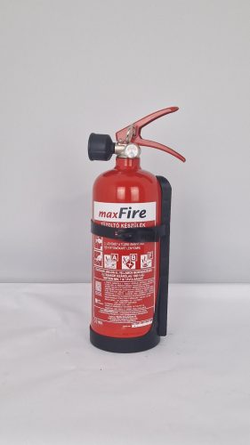 MAXFIRE 2 literes ABF habbal oltó tűzoltó készülék 8A 55B 40F ,olaj és zsír tüzekre, fagyálló, kültéri