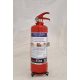 MAXFIRE EMME 2 kg ABC powder extinguisher, powder extinguisher 13A 89B C, with metal holder