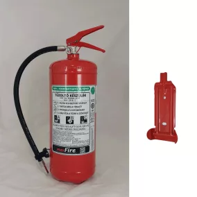   MAXFIRE GREEN 6 kg-os ABC porral oltó, poroltó tűzoltó készülék 34A 233B C + ajándék függesztő