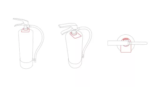 MaxQR fire extinguisher neckring