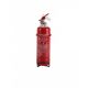 MOBIAK 2 kg ABC powder fire extinguisher, powder fire extinguisher 13A 89B C, with holder