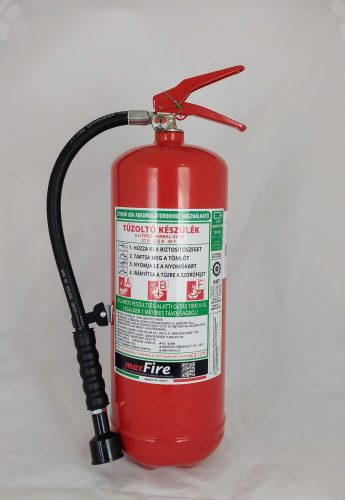 MAXFIRE LITH-M 6 literes akkumulátor oltó, habbal oltó tűzoltó készülék 27A 233B 40F Lithium 