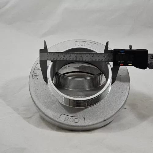 A110 Coupling fixed, external thread, 4", Storz (BOX)