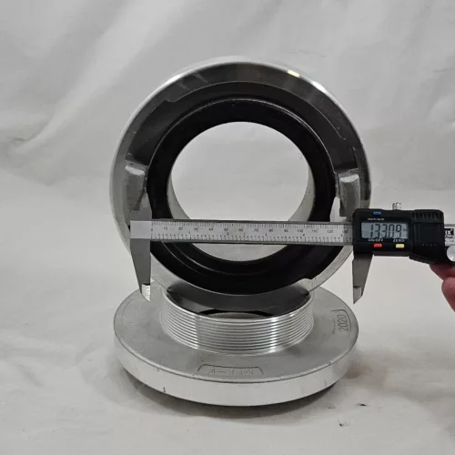 A110 Coupling fixed, external thread, 4", Storz (BOX)
