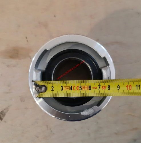 Nyomótömlőkapocs C-D, ferde, C-52, 1 colos véggel