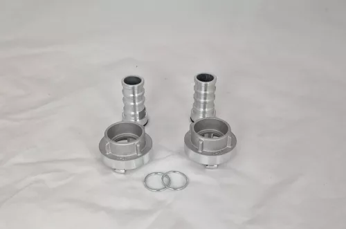 Befestigungsschlauchschellenpaar D-25 - 1 Zoll, lang, Storzklemme - 2 Stk