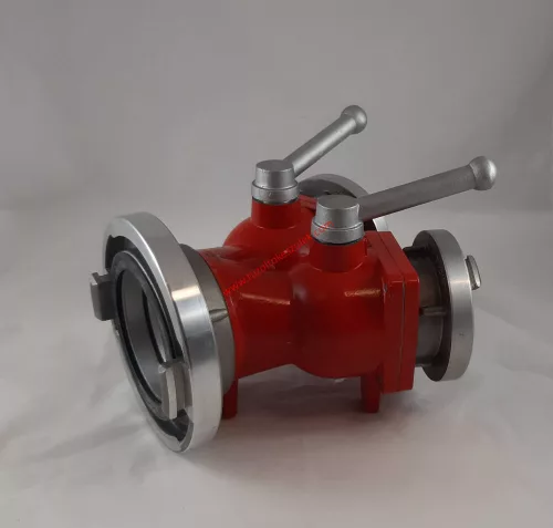 Verteiler und Verteilerstücke mit Kugelabsperrung ABB 110-75-75 mm