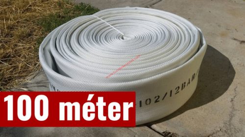 4 inch - A-102 pressure hose, 102 mm - flat hose without clamps, 50 meter roll MAXFIRE