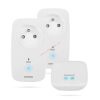 Smartwares Pro Okosotthon menedzselhető konnektor szett (2 dugalj + 1 főegység)