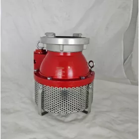   Saugkorb B-75 mit Storz, Rückschlagventil und Entleerungsvorrichtung