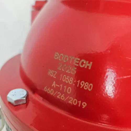 Saugkorb B-75 mit Storz, Rückschlagventil und Entleerungsvorrichtung