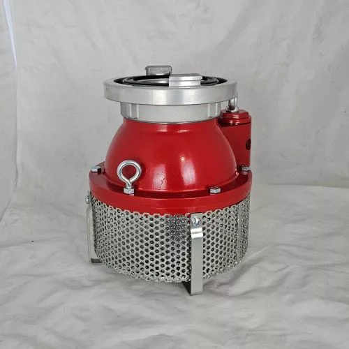 Saugkorb B-75 mit Storz, Rückschlagventil und Entleerungsvorrichtung